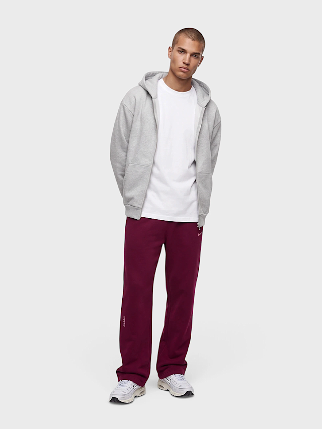 Nike, NRG Nocta CS Open Hem Fleece Pant, Red, Image 4 of 4