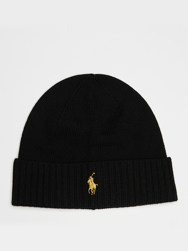 Polo Ralph Lauren, Cold Weather-Hat, black, Image 1 of 3