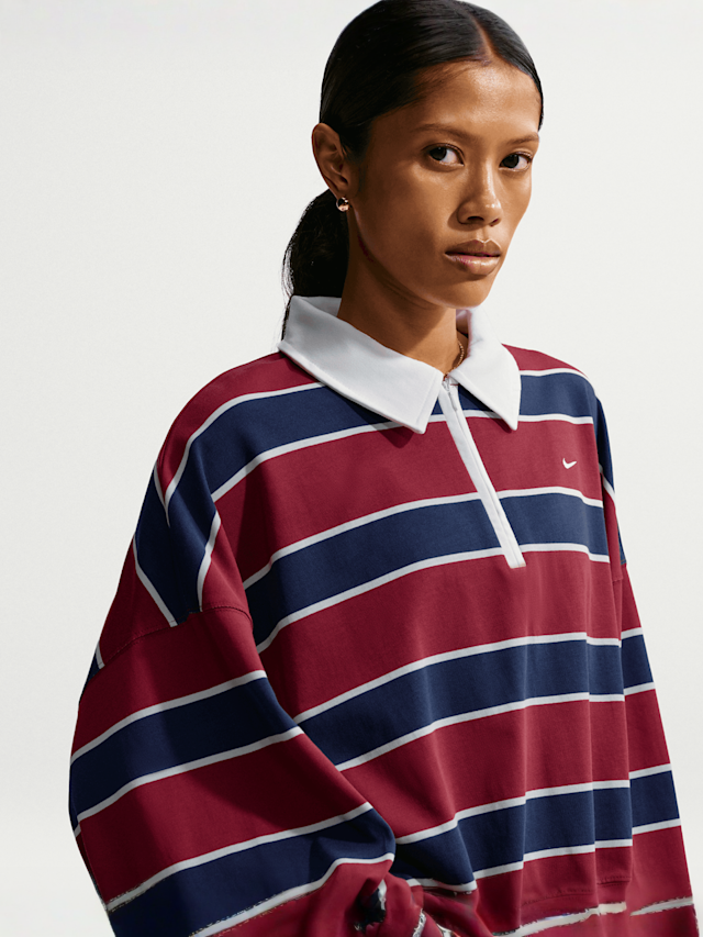 Nike, Sportswear 1/4-Zip Sweatshirt, blue, Image 3 of 6