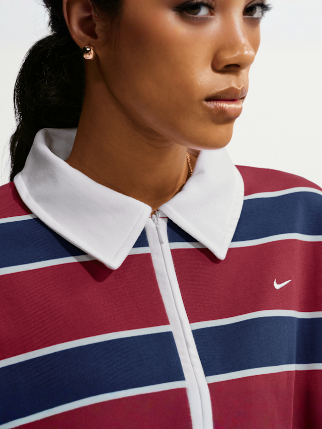 Nike, Sportswear 1/4-Zip Sweatshirt, blue, Image 4 of 6