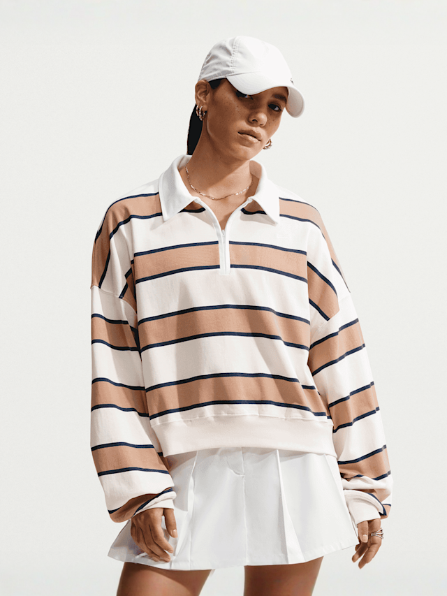 Nike  , Sportswear 1/4-Zip Sweatshirt, beige, Image 1 of 5