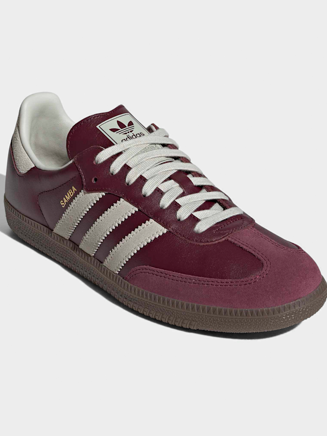 adidas Originals, Samba OG, Red, Image 3 of 8