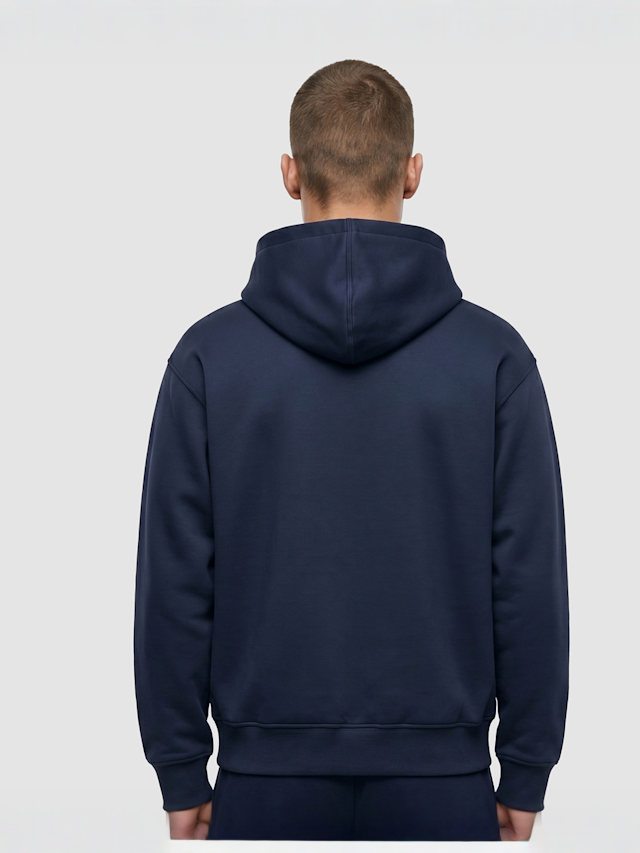 Urban Classics, Heavy Scuba Zip Hoody, blue, Image 2 of 3