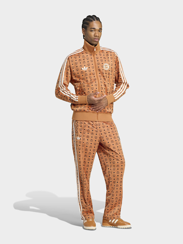 adidas Originals, adidas x FC Bayern x MCM Track Top, Orange, Image 4 of 4