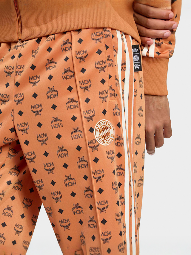 adidas Originals, adidas x FC Bayern x MCM Track Pant, Orange, Image 3 of 5