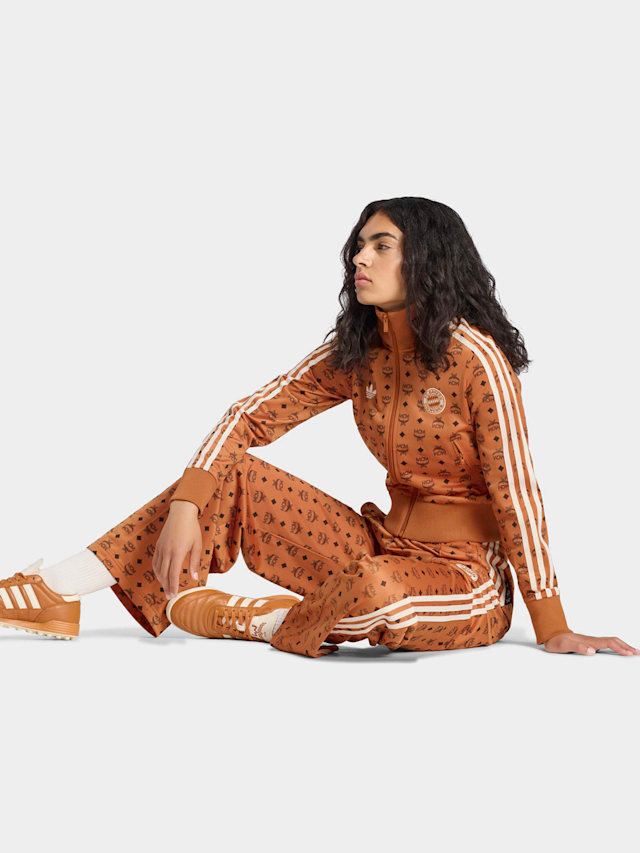 adidas Originals, adidas x FC Bayern x MCM Track Top, Orange, Image 5 of 5