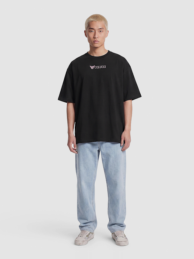 Colucci, Ikarus Backprint T-Shirt, black, Image 4 of 4