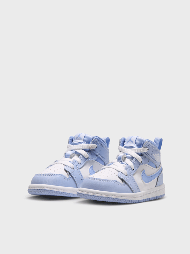 Jordan, Jordan 1 Mid Toddlers, blue, Image 3 of 7