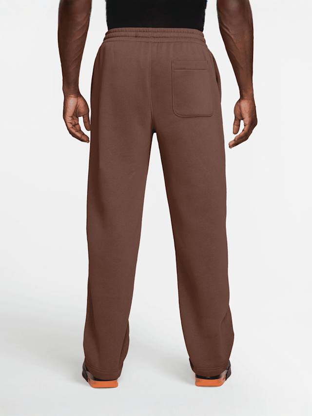 Jordan, Brooklyn Statement Fleece Open Hem Pant, brown, Image 2 of 3