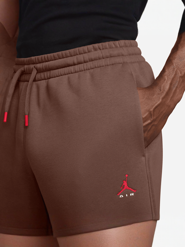 Jordan, Brooklyn Statement Fleece Open Hem Pant, brown, Image 3 of 3