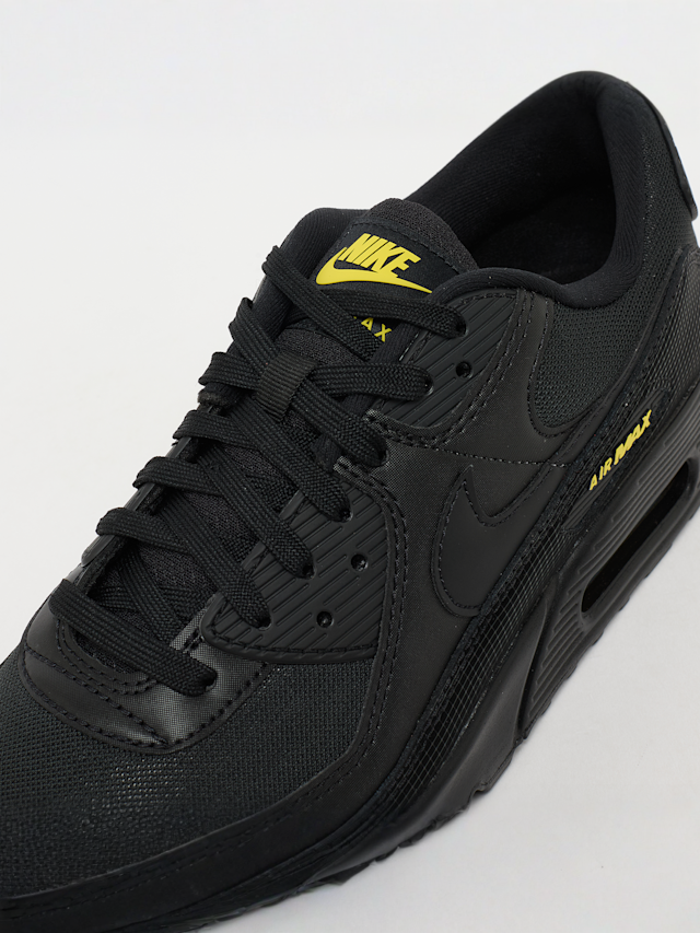 Nike, Air Max 90 black/black//chrome yellow, blue, Image 6 of 7