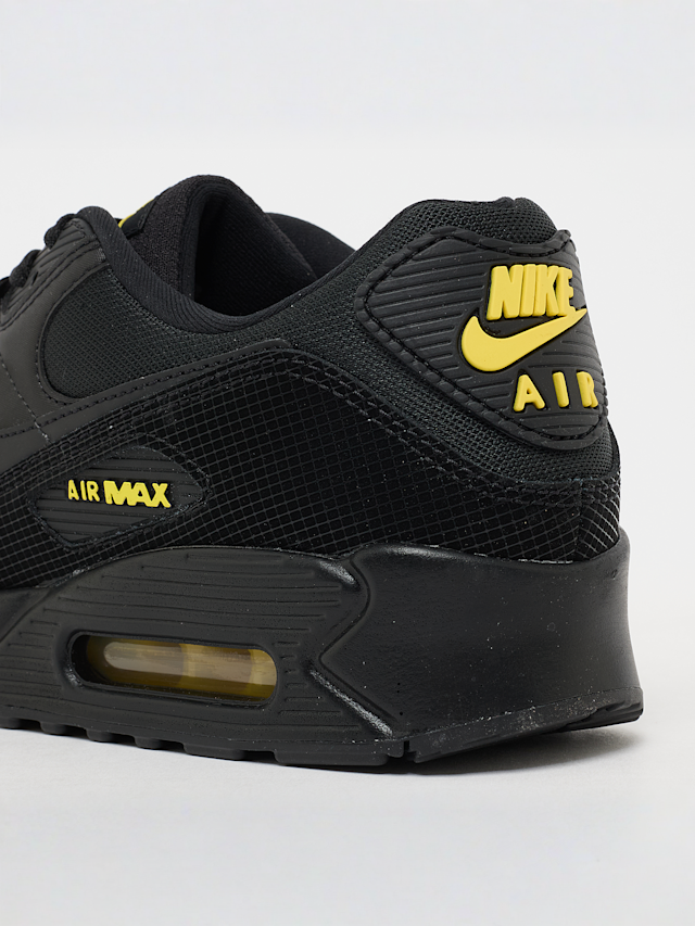 Nike, Air Max 90 black/black//chrome yellow, blue, Image 7 of 7