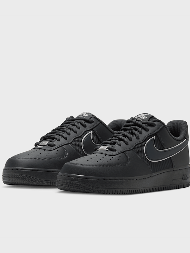 Nike, Air Force 1 '07 LV8, black, Image 3 of 8
