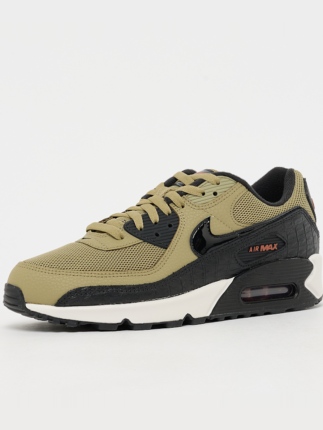 Nike, Air Max 90 neutral olive/black/dark russet/phantom, green, Image 2 of 7