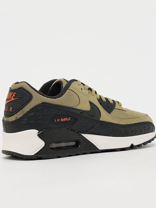 Nike, Air Max 90 neutral olive/black/dark russet/phantom, green, Image 3 of 7