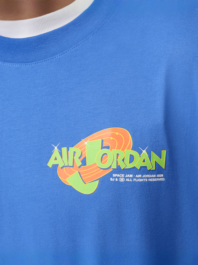 Jordan, M J BRK SJ HBR SS CREW varsity royal, blue, Image 3 of 6