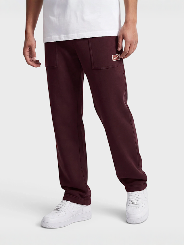 Nike, Sportswear SF Open Hem Pant, Red, Image 1 of 4
