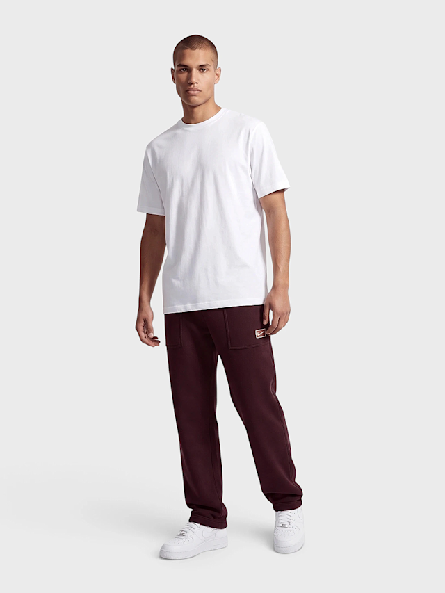 Nike, Sportswear SF Open Hem Pant, Red, Image 4 of 4