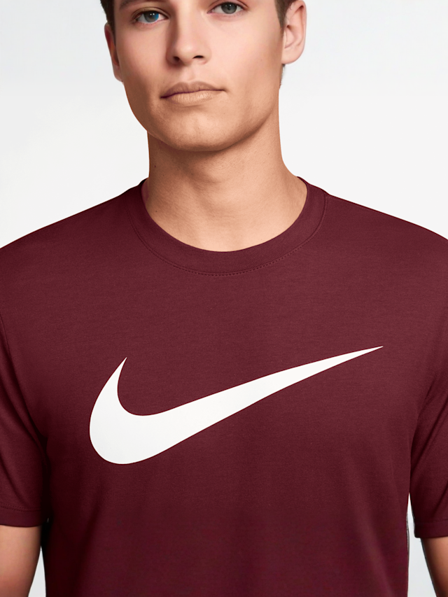 Nike, Sportswear Tee Icon Swoosh, Red, Image 3 of 3