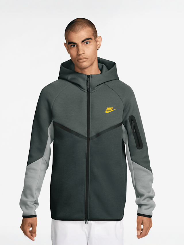 Nike, Tech Fleece Full-Zip Windrunner Hoodie, grey, Image 1 of 3