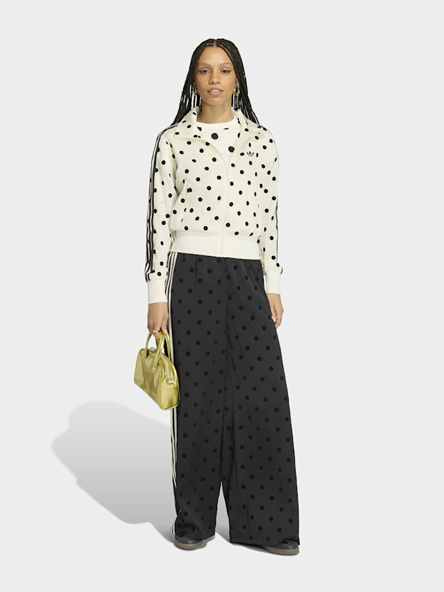adidas Originals, Satin Polka Dots Track Top, beige, Image 5 of 5
