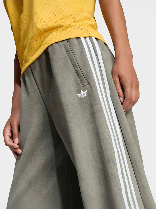 adidas Originals, Faux Suede Trackpant, green, Image 3 of 5
