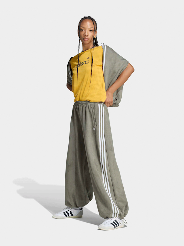 adidas Originals, Faux Suede Trackpant, green, Image 5 of 5