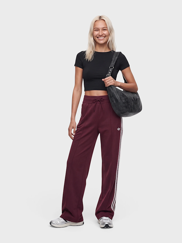 adidas Originals, Straight Knit Trackpants, Red, Image 4 of 4