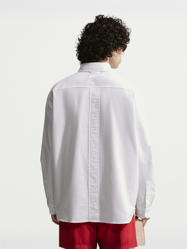 Nike, Club Rules Oxford Futura Longsleeve, white, Image 2 of 5