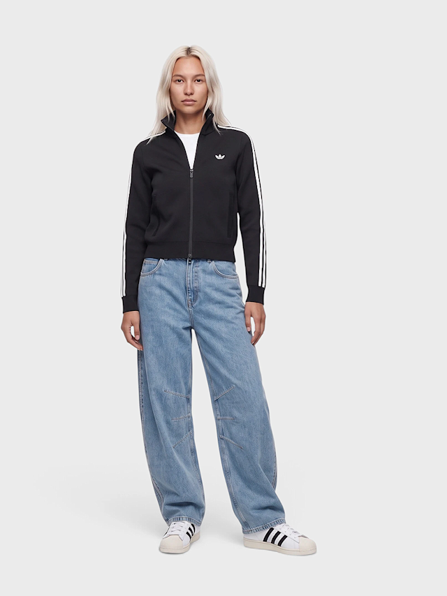 adidas Originals, Slim Knit Tracktop, black, Image 4 of 4