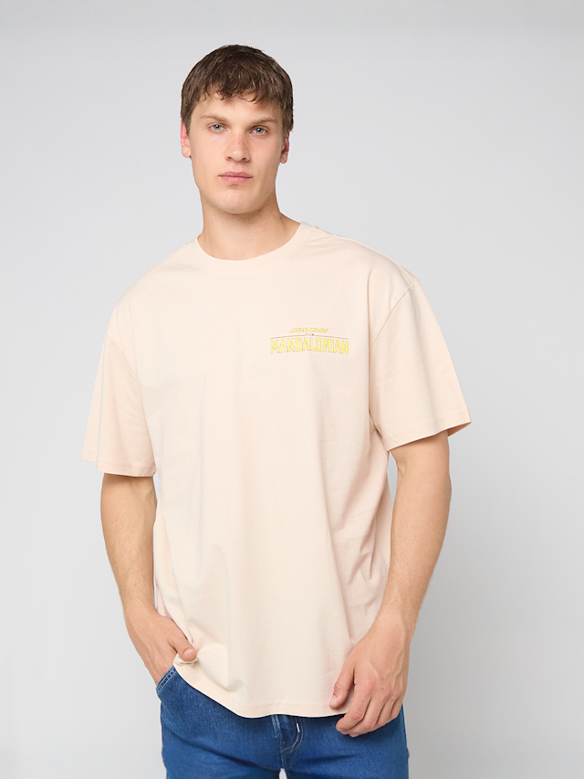 Mister Tee, Star Wars Mandalorian Magazine Cover 1 Loose Tee, multi-colour, Image 2 of 5