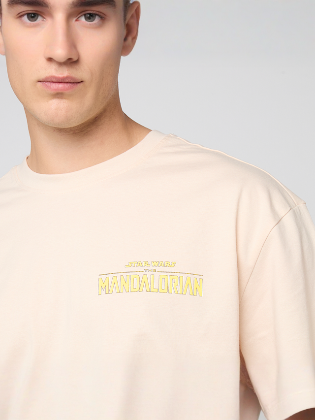 Mister Tee, Star Wars Mandalorian Magazine Cover 1 Loose Tee, multi-colour, Image 4 of 5