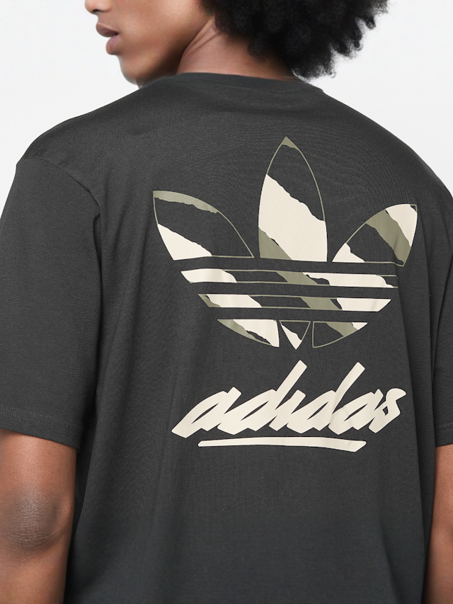 adidas Originals, Camo Logo Tee, black, Image 3 of 5