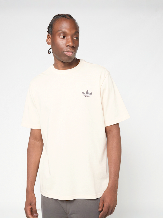 adidas Originals, Tri-Logo Graphic T-Shirt, beige, Image 2 of 4