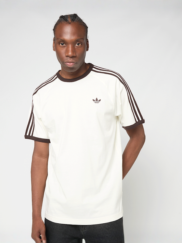 adidas Originals, 3-Stripes Tee, beige, Image 1 of 4