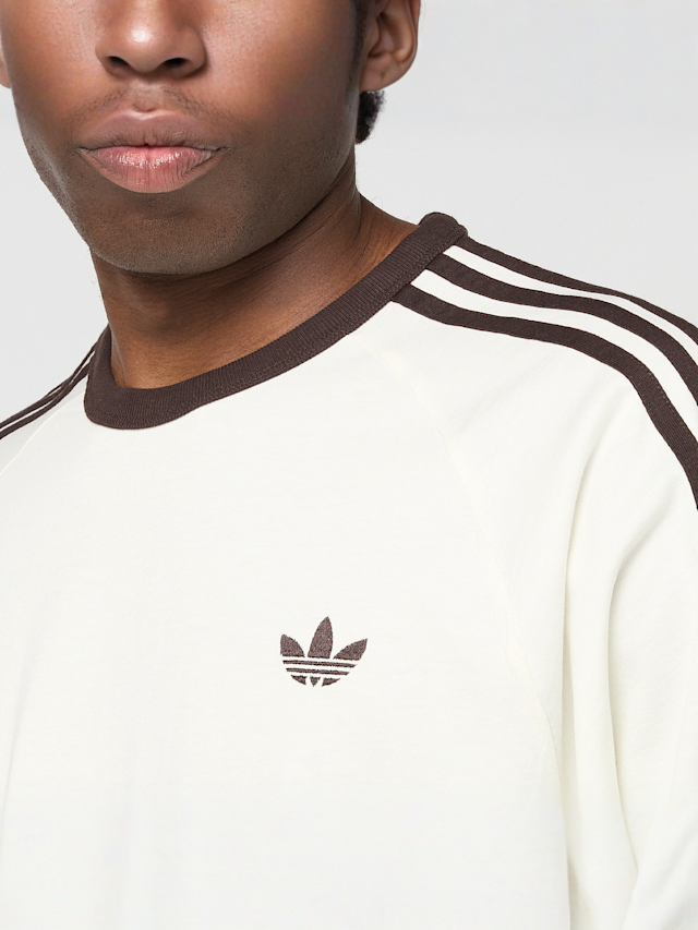 adidas Originals, 3-Stripes Tee, beige, Image 3 of 4