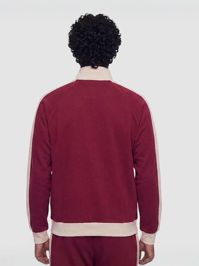 Karl Kani, Signature Sidestripe Pique Trackjacket, red, Image 2 of 4