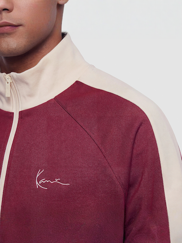 Karl Kani, Signature Sidestripe Pique Trackjacket, red, Image 3 of 4
