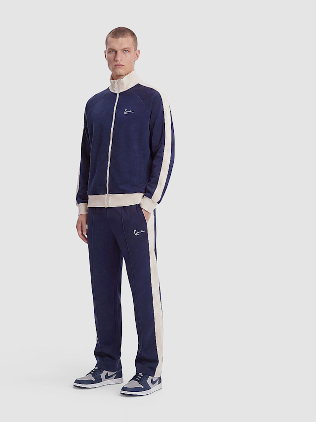 Karl Kani, Signature Sidestripe Pique Trackjacket, blue, Image 3 of 3