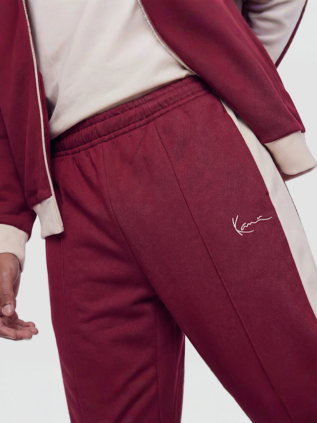 Karl Kani, Signature Sidestripe Pique Trackpants, red, Image 3 of 4