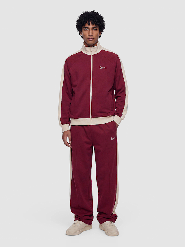 Karl Kani, Signature Sidestripe Pique Trackpants, red, Image 4 of 4
