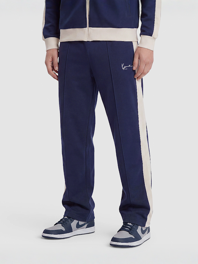 Karl Kani, Signature Sidestripe Pique Trackpants, blue, Image 1 of 4