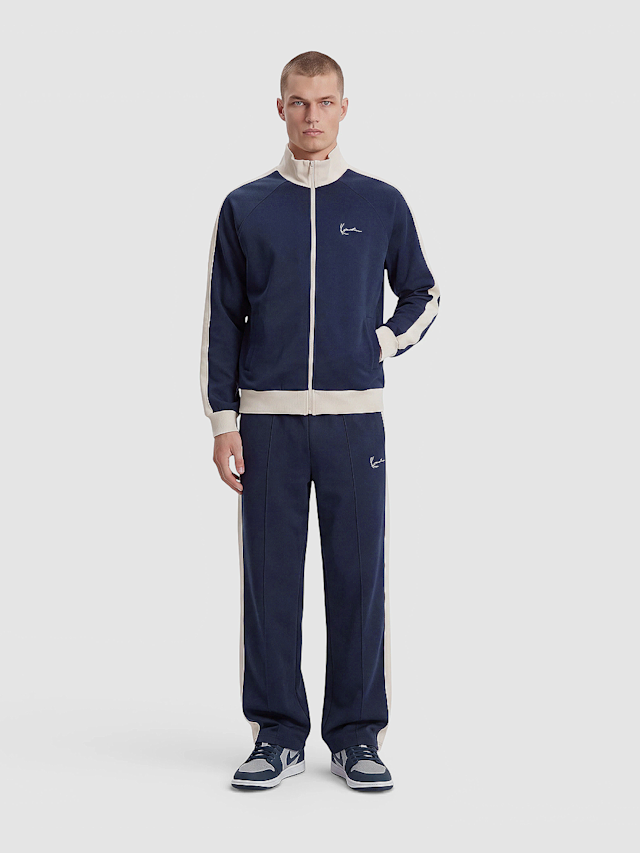 Karl Kani, Signature Sidestripe Pique Trackpants, blue, Image 4 of 4