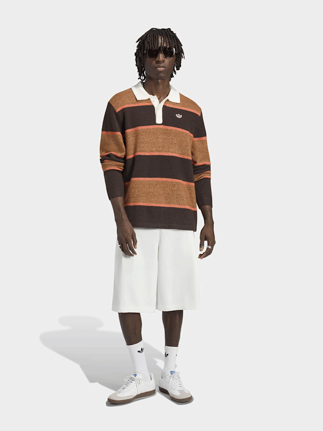 adidas Originals, Knitted Polo, brown, Image 5 of 5