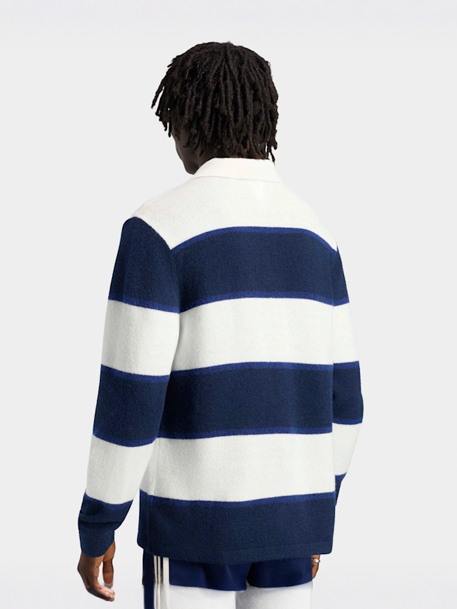 adidas Originals, Knitted Polo, blue, Image 2 of 5