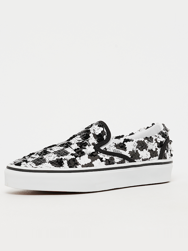 Vans, Classic Slip-On checkerboard, black, Image 2 of 7