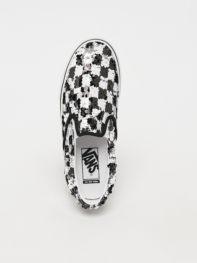 Vans, Classic Slip-On checkerboard, black, Image 5 of 7