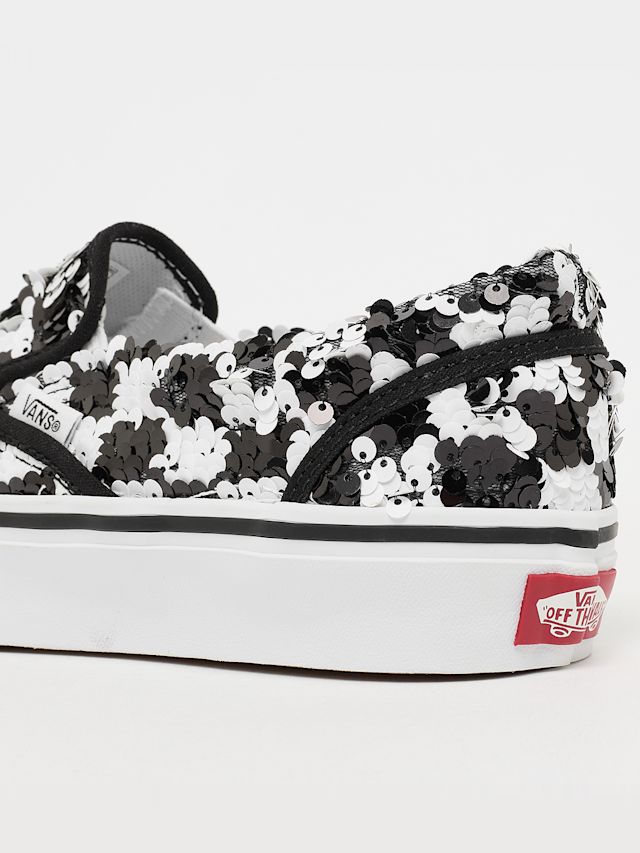 Vans, Classic Slip-On checkerboard, black, Image 7 of 7