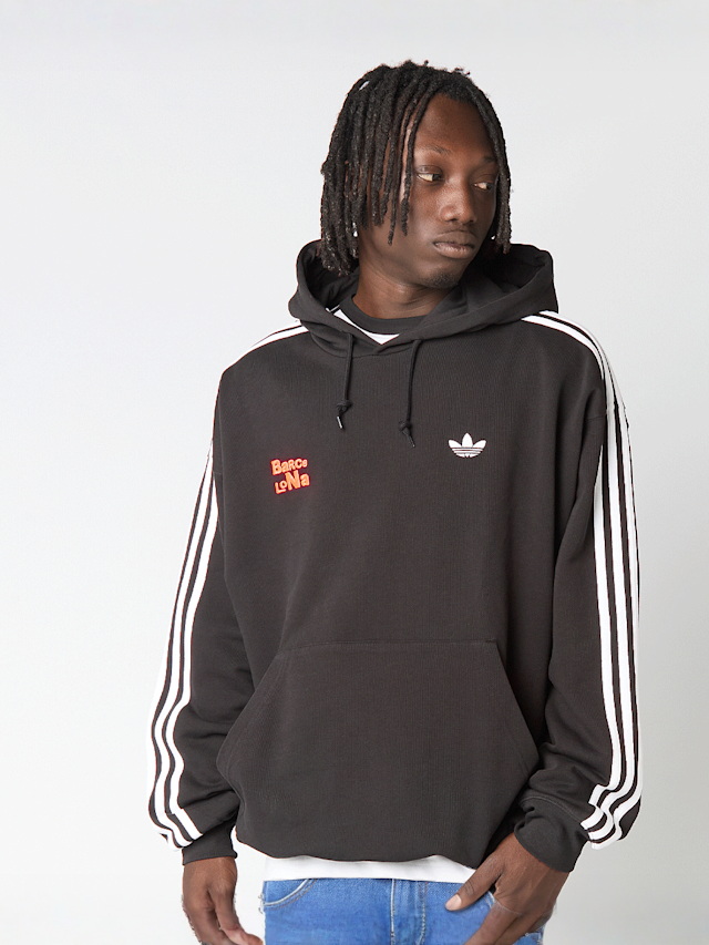 adidas Originals, Hoodie Barca, black, Image 2 of 7