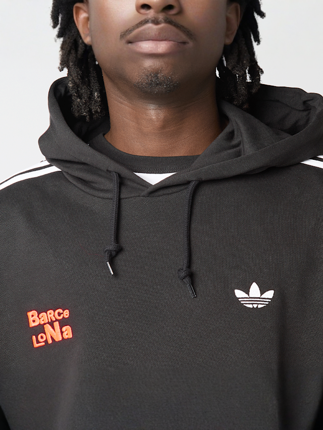 adidas Originals, Hoodie Barca, black, Image 3 of 7